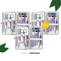 03 Set Manicura Pedicura Acero Inoxidable